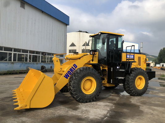 capacidad del cubo del ³ de Front End Wheel Loader los 3.0-3.6m de la velocidad clasificada 2200r/min