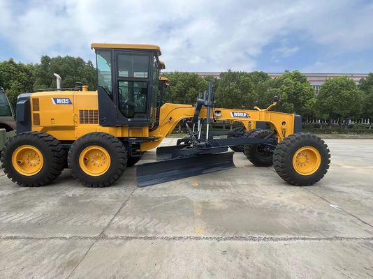 Motoniveladora de maquinaria pesada Komatsu 97kw con aire acondicionado