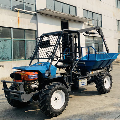 Eje delantero 4WD Tractor de aceite de palma Base de ruedas 2150 mm y Eje trasero 4WD