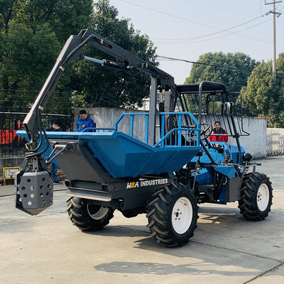 Eje delantero 4WD Tractor de aceite de palma Base de ruedas 2150 mm y Eje trasero 4WD