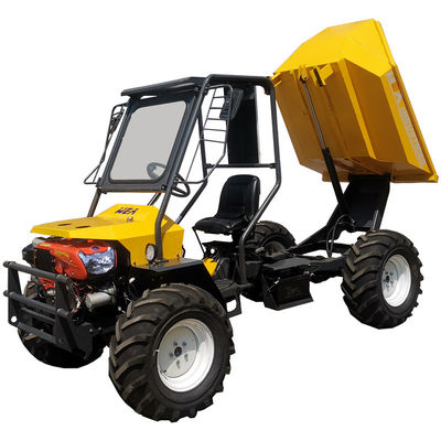 Máquina de tractor de aceite de palma mini para plantaciones de aceite de palma 4 * 4 ruedas motrices 1325mm ancho de la banda de rodadura