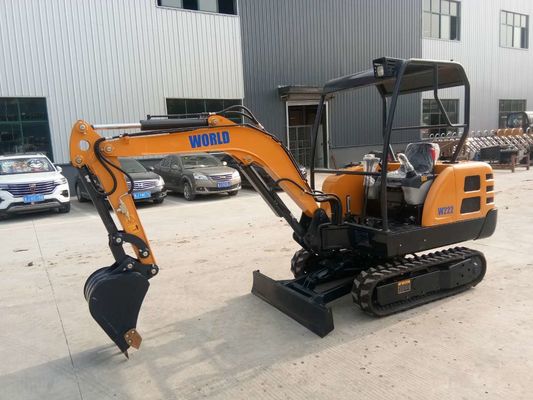 Profundidad de excavación máxima 2450 mm Pequeña excavadora de rastreo para la altura máxima de elevación de la hoja 240 mm