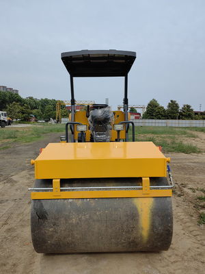 Rodillo de acero de una sola rueda vibratorio 4 toneladas 4,5 toneladas 5 toneladas maquinaria de construcción de carreteras mini compactador