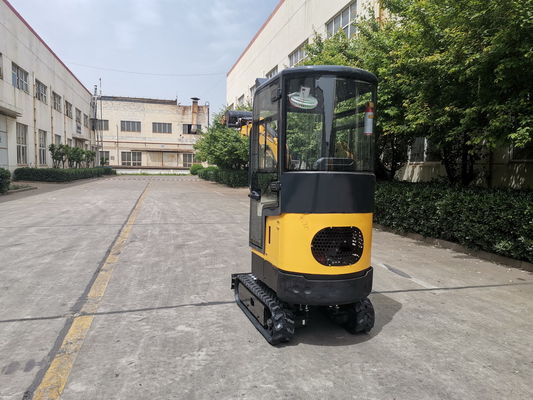 mini excavadora de 0,02 a 0,5 M3 peso de operación 1000kg de caucho o de acero
