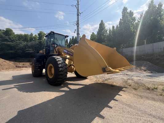 Gran cargador de carga frontal con Cummins o shangchai o weichai engien o ZF caja de transmisión para minas de trabajo pesado