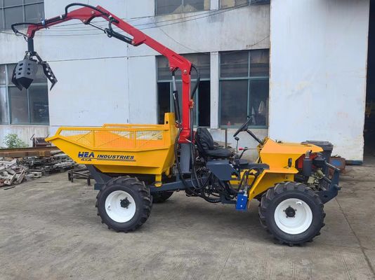 Tractor agrícola de la marca WEA08H para plantaciones de aceite de palma de Perú con dirección delantera