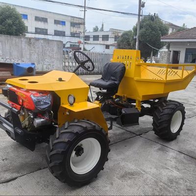 Tractor agrícola de la marca WEA08H para plantaciones de aceite de palma de Perú con dirección delantera
