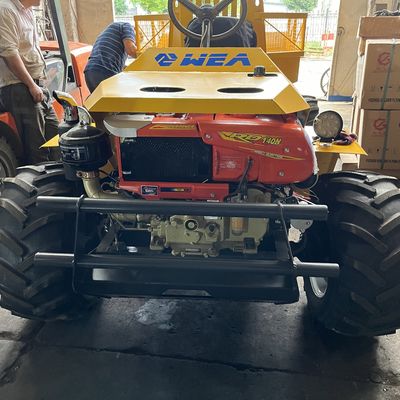 Tractor agrícola de la marca WEA08H para plantaciones de aceite de palma de Perú con dirección delantera