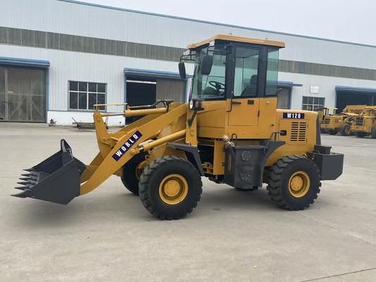 Cargador delantero W120 Peso de operación 2 toneladas para la cantera de la cantera agrícola 0.6 m3 0.8 m3