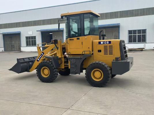 Mini cargadora de ruedas de 1 tonelada y 2 toneladas, usada para construcción y pequeñas canteras, con cuchara de 0,6 m3 y 0,8 m3