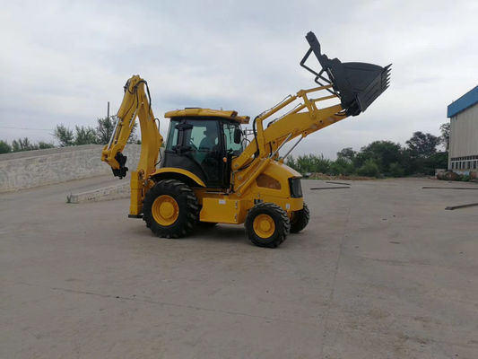 Cargador 8200kg Front Loader Backhoe de la retroexcavadora del acuerdo del tracción cuatro ruedas