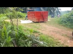 Tractor de aceite de palma de 4 ruedas trasero para plantaciones de aceite de palma