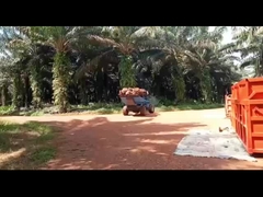 Eje delantero 4WD Tractor de aceite de palma Base de ruedas 2150 mm y Eje trasero 4WD