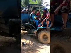 Uno mismo que carga la tonelada 280m m de Mini Dumper 2 para las plantaciones de la piña