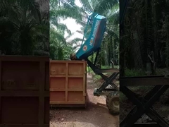 Tractor del aceite de palma